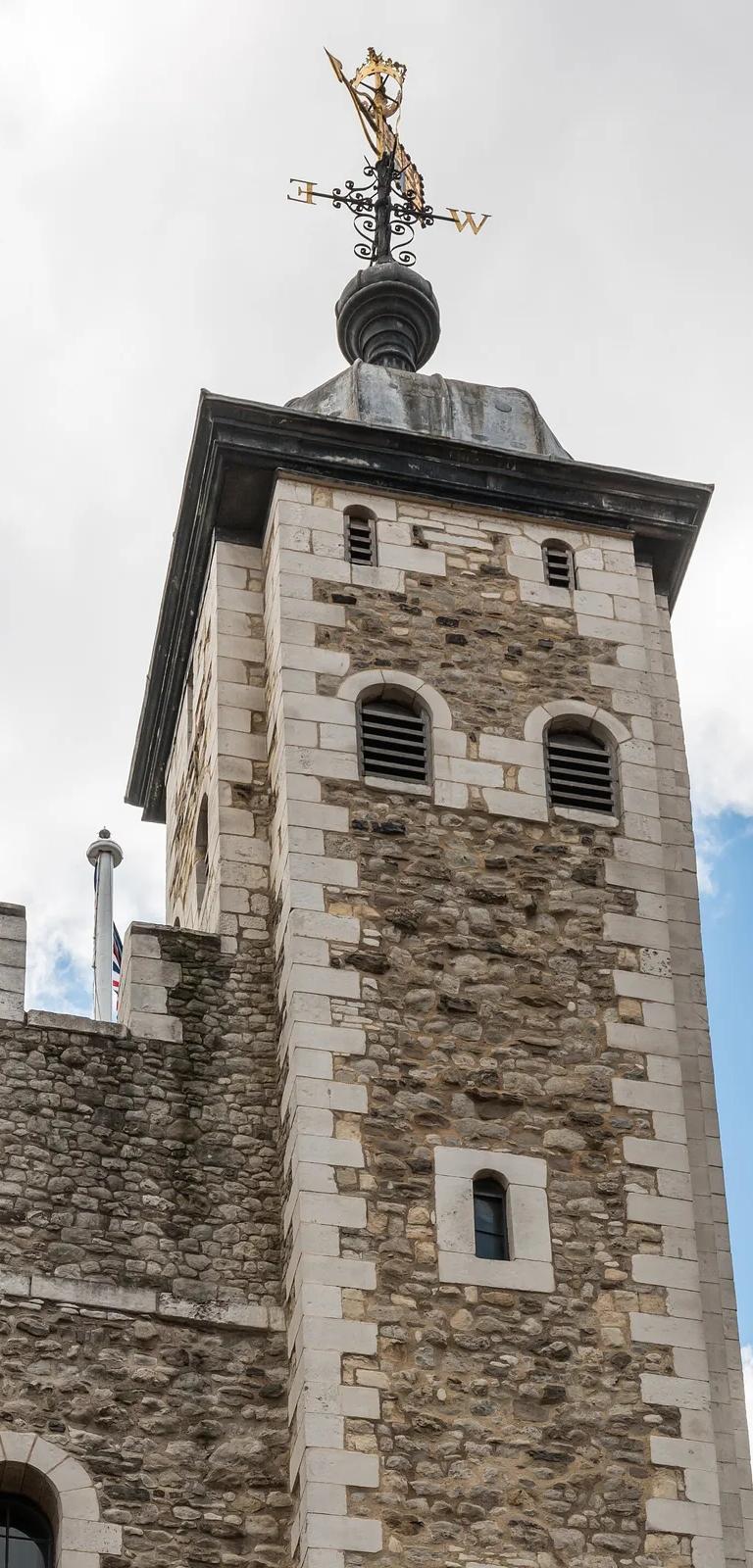 The White Tower, the original Norman keep at the Tower of London