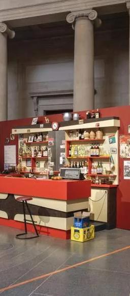 Installation work by Zineb Sedira in the Duveen Galleries