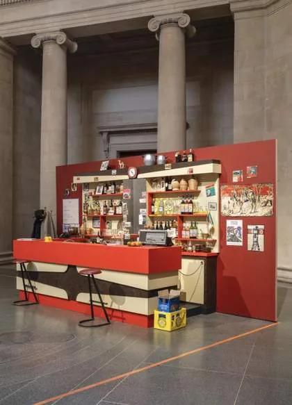 Installation work by Zineb Sedira in the Duveen Galleries