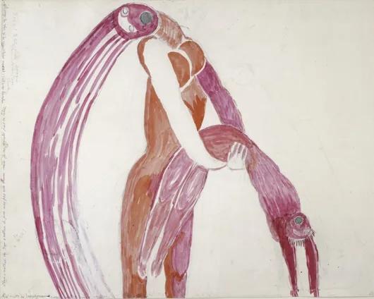 Louise Bourgeois, Altered States, 1992, ink graphite and ballpoint pen on paper