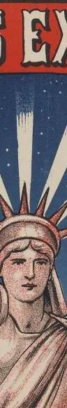 Historic print from the Franco-American friendship exhibition