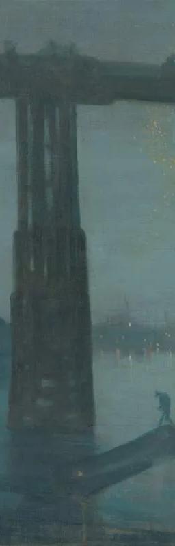 Nocturne painting by James McNeill Whistler