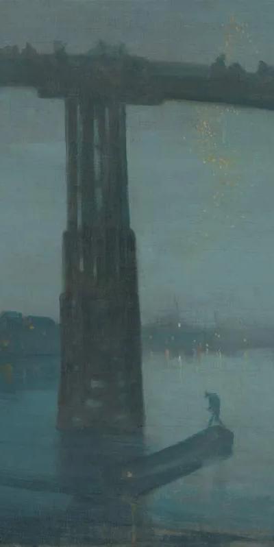 Nocturne painting by James McNeill Whistler