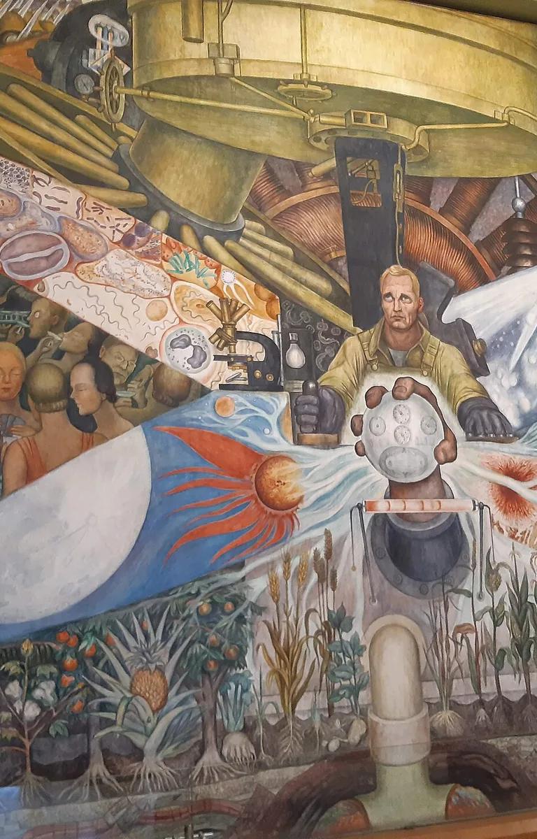 Diego Rivera's mural El hombre controlador del universo