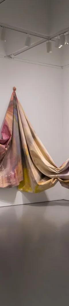Sam Gilliam draped canvas installation from Big Things for Big Rooms at the Hirshhorn