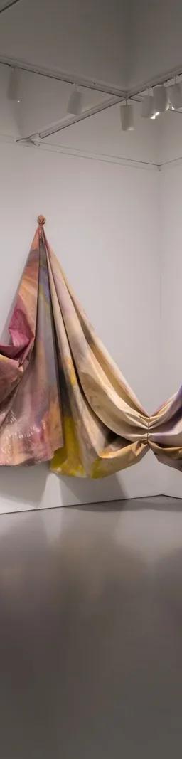 Sam Gilliam draped canvas installation from Big Things for Big Rooms at the Hirshhorn