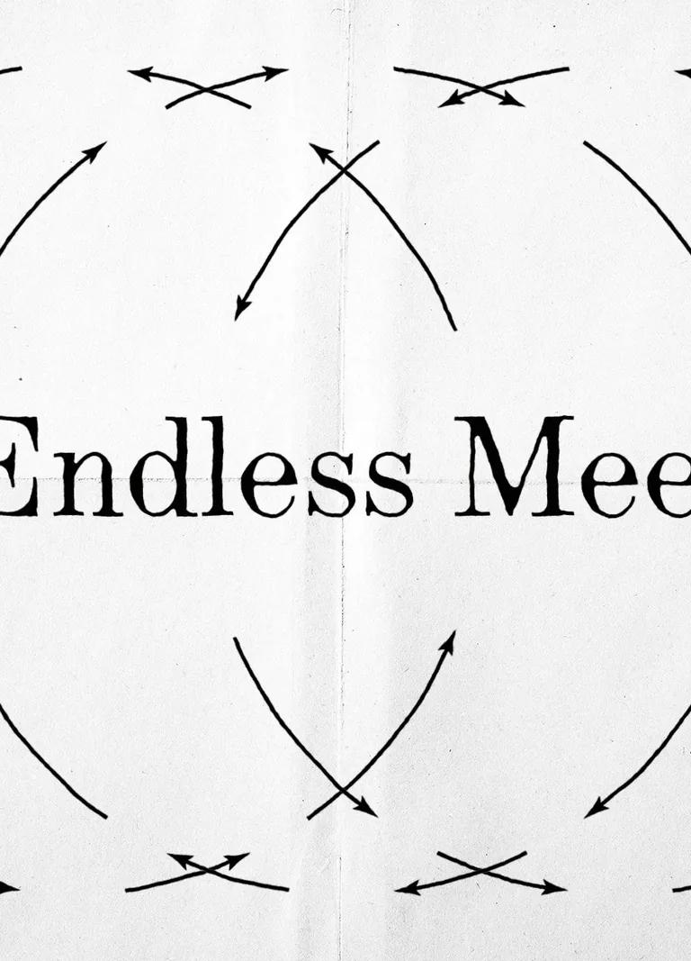 An Endless Meeting exhibition banner, Vox Populi