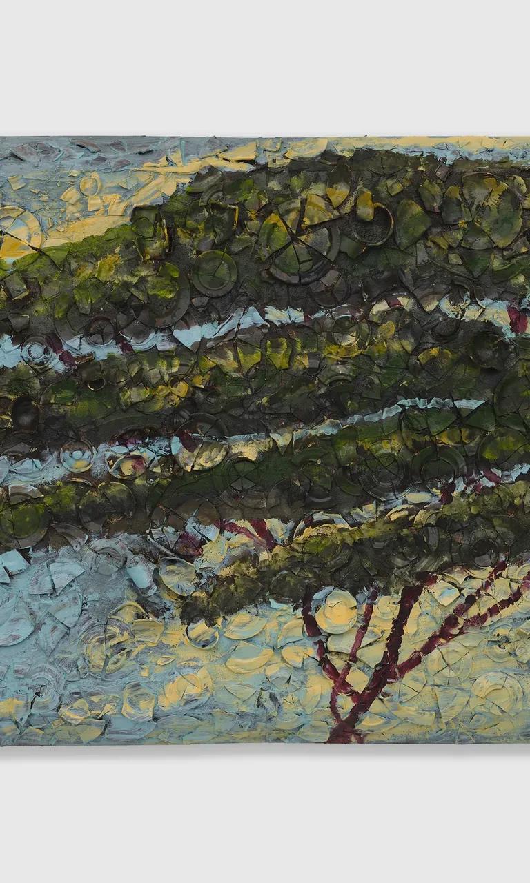 Julian Schnabel, Portrait of Italy III, from Italy Through Its Trees at Pace Gallery, New York