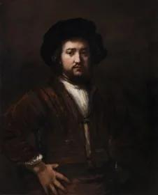 Rembrandt van Rijn, Portrait of a Man with Arms Akimbo, 1658. Agnes Etherington Art Centre, Queen's University.