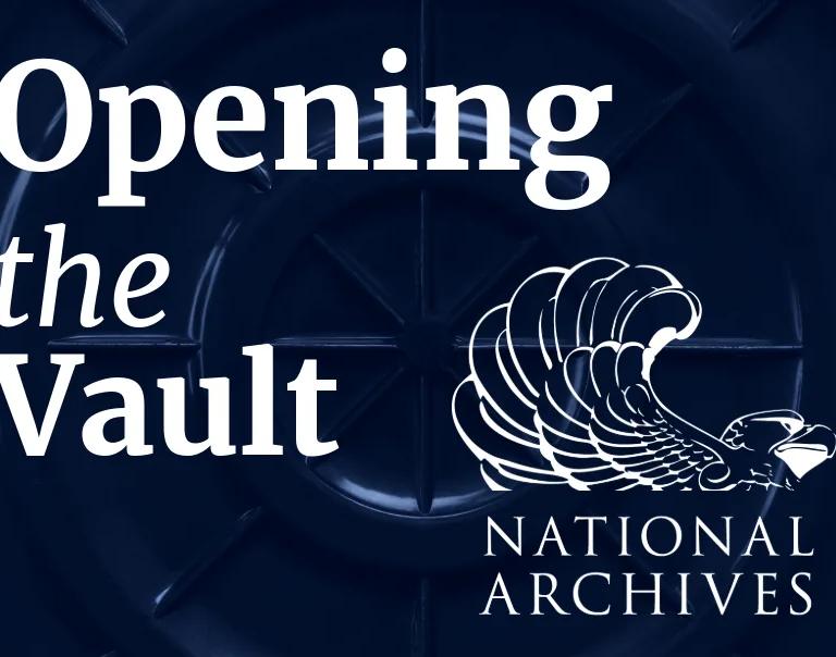 Opening the Vault display of historic documents in the East Rotunda Gallery