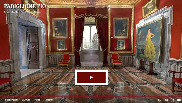 The Room of the Baldachin with Alexander the Great Gobelins tapestries, Pio Pavilion, Palazzo Colonna