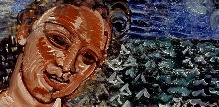 Exhibition banner for Raoul Dufy: La melodie du bonheur at Les Franciscaines, Deauville