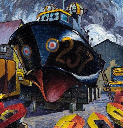 Artwork from the RAF Museum collection in the To the Stars exhibition