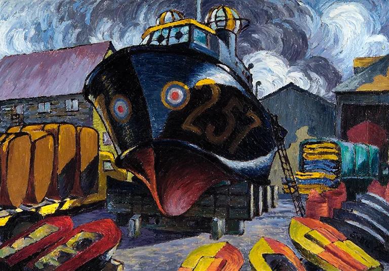 Artwork from the RAF Museum collection in the To the Stars exhibition