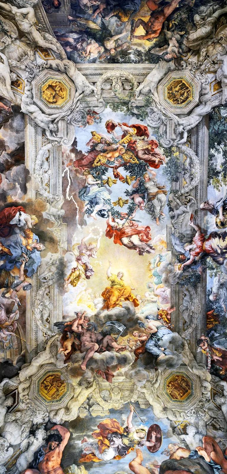 Pietro da Cortona's ceiling fresco, Triumph of Divine Providence, Palazzo Barberini