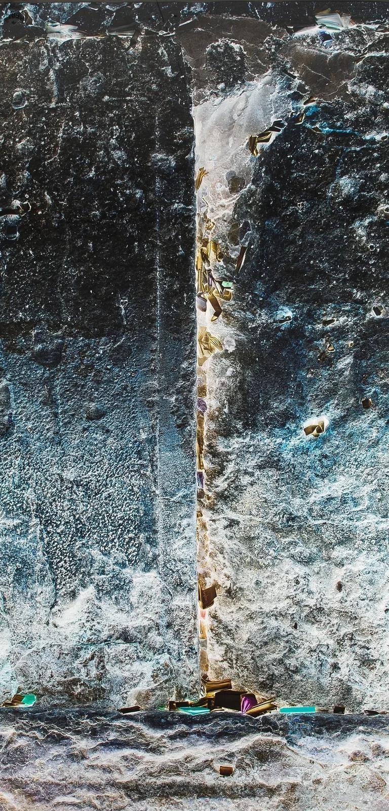 Diana Blok's inverted photograph of the Wailing Wall, part of the Time Tells exhibition