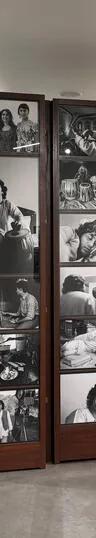 Dayanita Singh's mobile museum installation exploring her collaboration with Zakir Hussain
