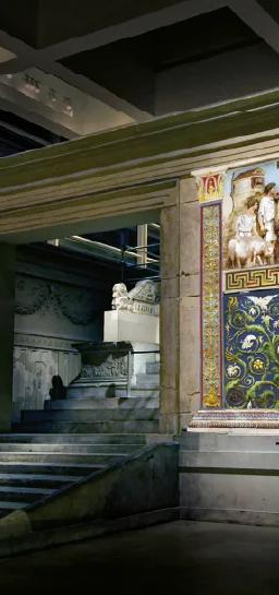 L'Ara si rivela videomapping experience banner, Museo dell'Ara Pacis
