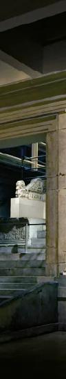 L'Ara si rivela videomapping experience banner, Museo dell'Ara Pacis