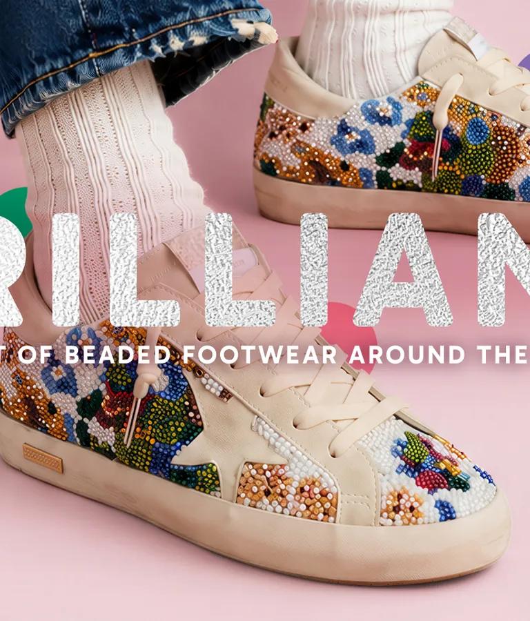 Beaded footwear from Brilliant at the Bata Shoe Museum