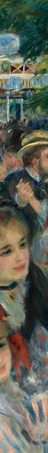 Pierre-Auguste Renoir, Bal du moulin de la Galette (Dance at Moulin de la Galette) (detail), 1876, oil on canvas