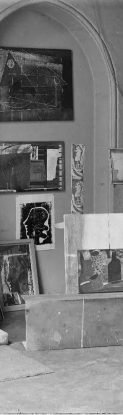 Paul Laib photograph of Hepworth and Nicholson's Hampstead studio
