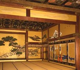 Cherry blossom and pine murals in the First and Second Rooms of the Kuroshoin, Ninomaru-goten Palace