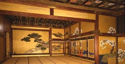 Cherry blossom and pine murals in the First and Second Rooms of the Kuroshoin, Ninomaru-goten Palace