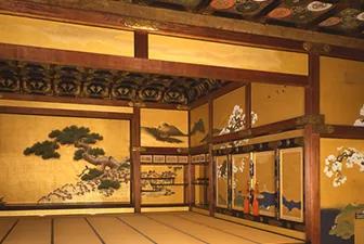 Cherry blossom and pine murals in the First and Second Rooms of the Kuroshoin, Ninomaru-goten Palace