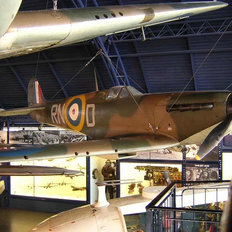 Spitfire at the Science Museum Flight gallery