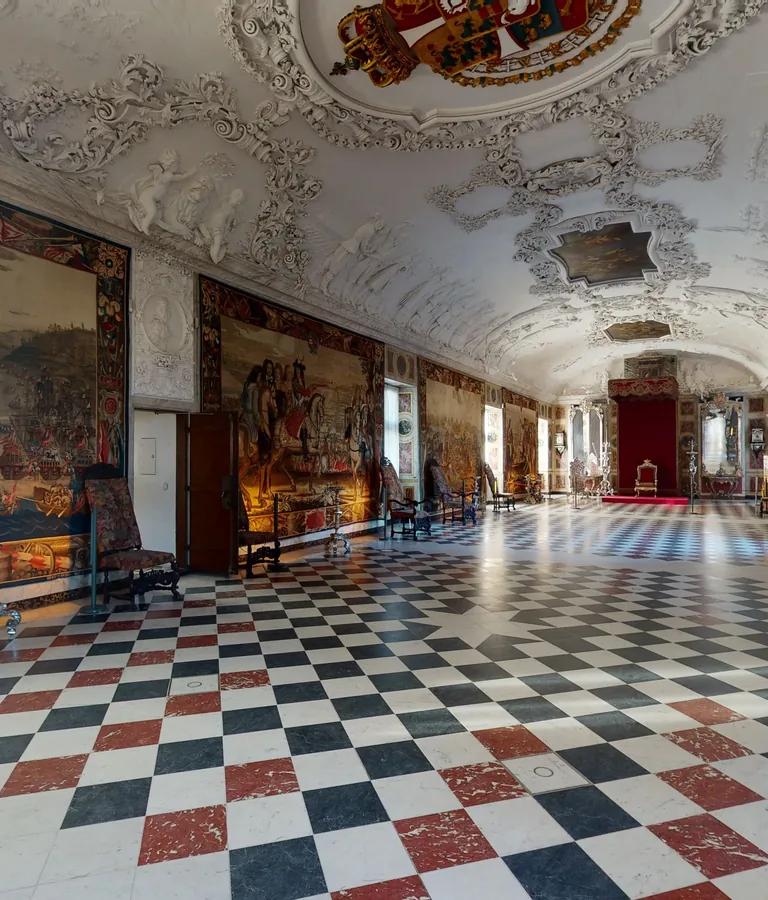 The Knights' Hall at Rosenborg Castle