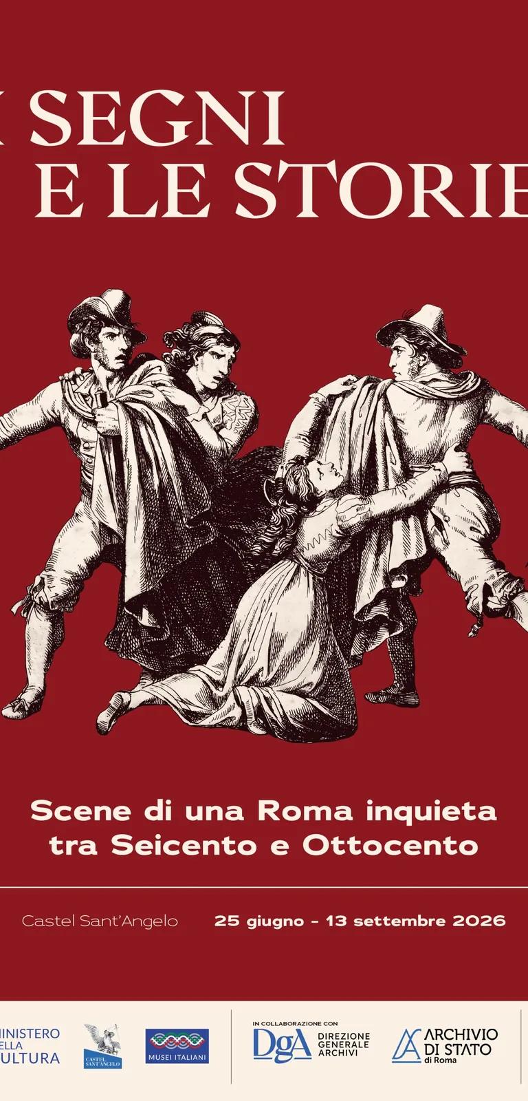 I segni e le storie exhibition at Bastione di San Marco, Castel Sant'Angelo