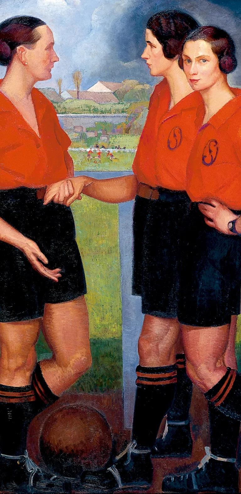 Ángel Zárraga, Las futbolistas (1922)