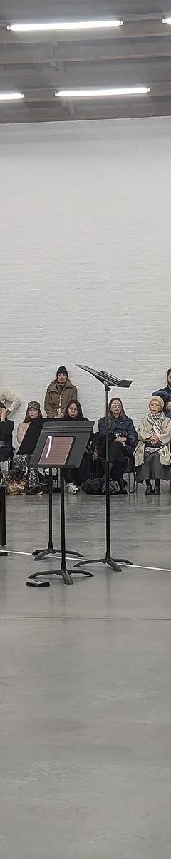 Performance of David Lamelas's 1416 m3 at Dia Chelsea, February 2026