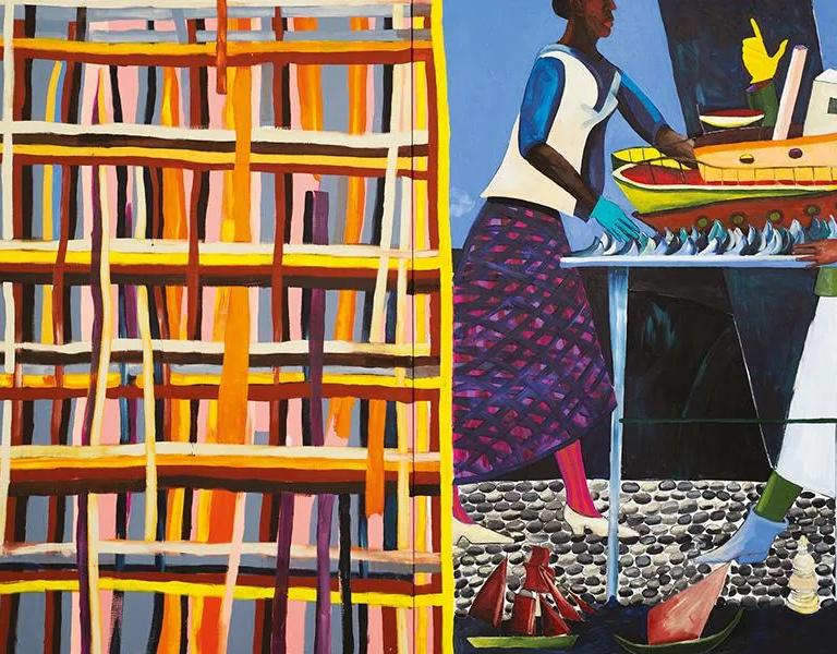 Lubaina Himid's installation in the British Pavilion, Biennale Arte 2026