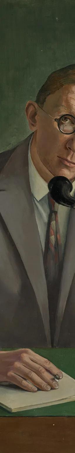 Käthe Hoch, Portrait of Dr E. Müller-Kamp, 1929