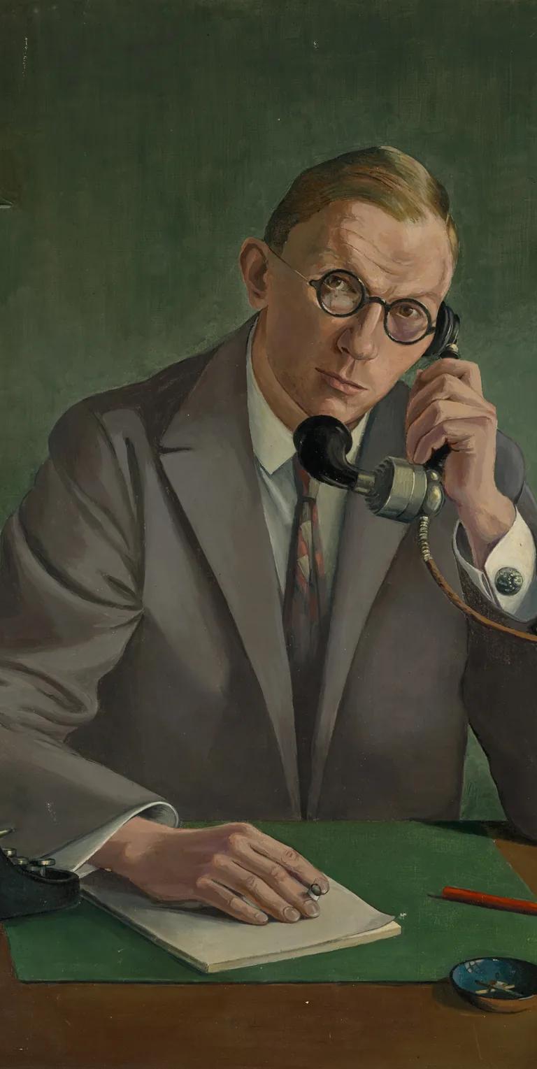 Käthe Hoch, Portrait of Dr E. Müller-Kamp, 1929