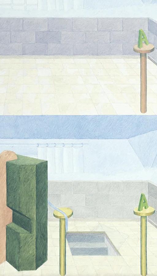 Work by René Bertholo, featured in On Drawing Places at CAM Gulbenkian