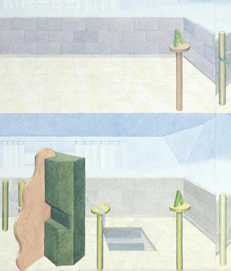 Work by René Bertholo, featured in On Drawing Places at CAM Gulbenkian