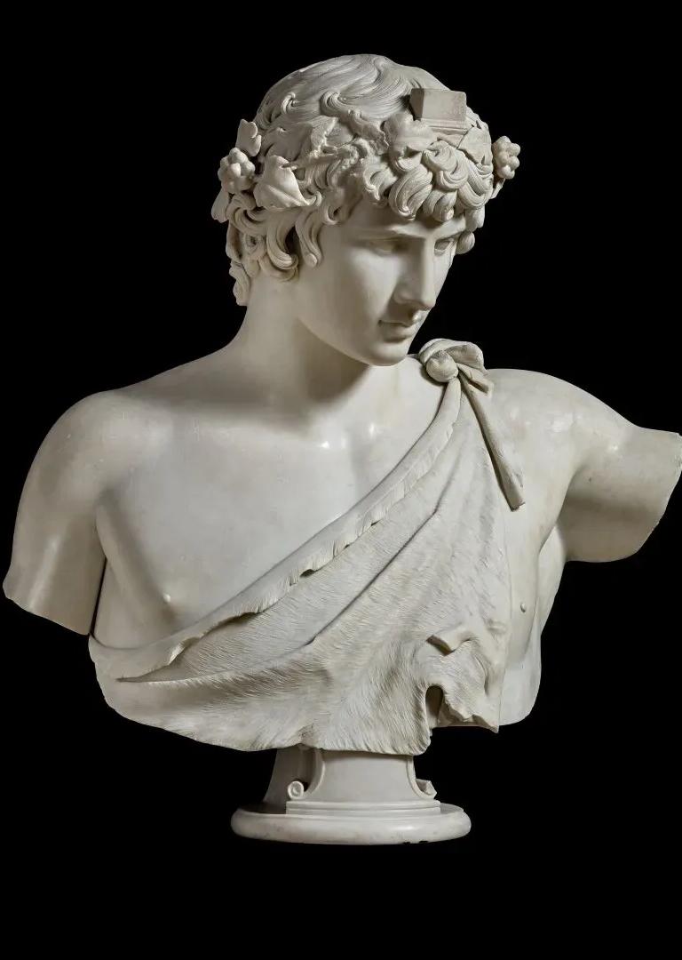 Marble bust of Antinous, the Antinoo Grimani
