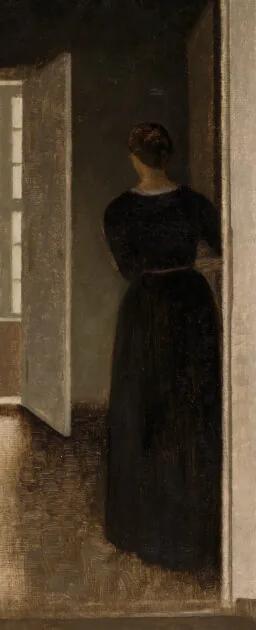 Vilhelm Hammershøi, Interior from the Home of the Artist, c. 1900