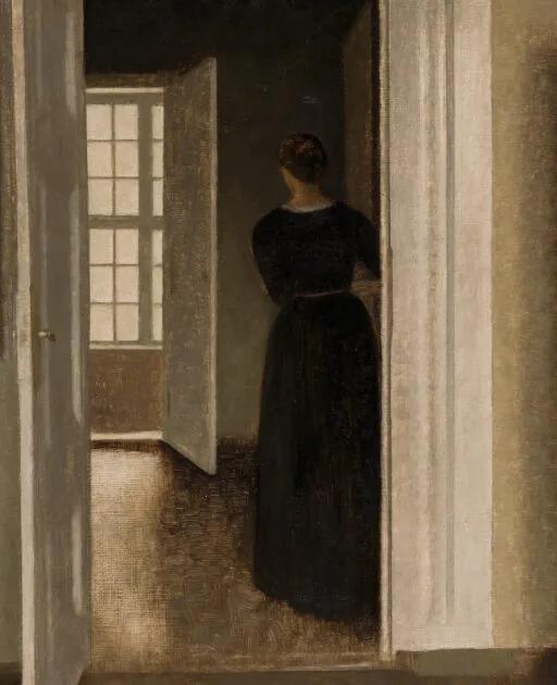 Vilhelm Hammershøi, Interior from the Home of the Artist, c. 1900