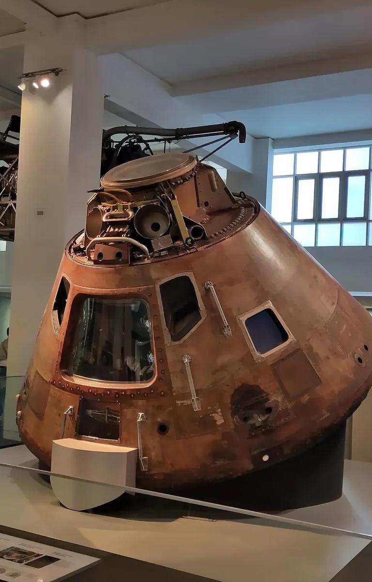 Apollo 10 command module at the Science Museum London