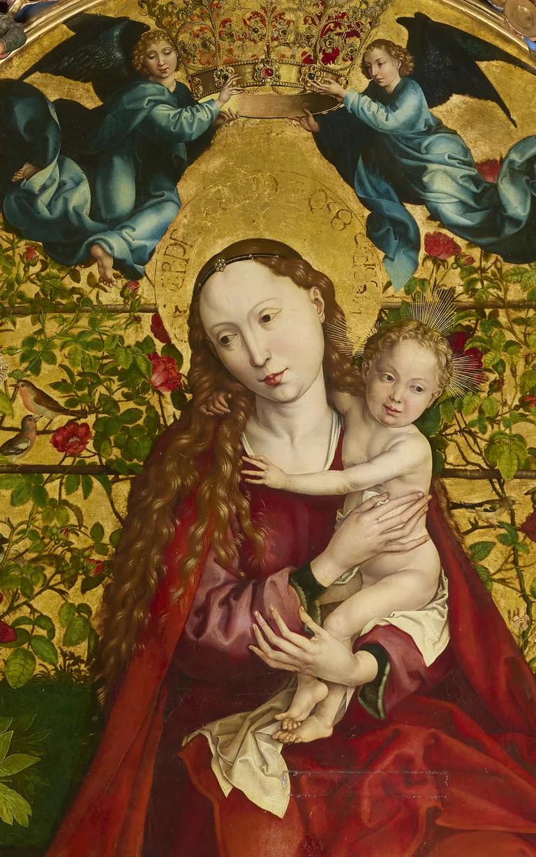 Work by Martin Schongauer shown in The Beautiful Immortal exhibition