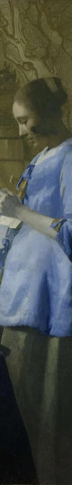 Johannes Vermeer, Woman in Blue Reading a Letter (c. 1663)