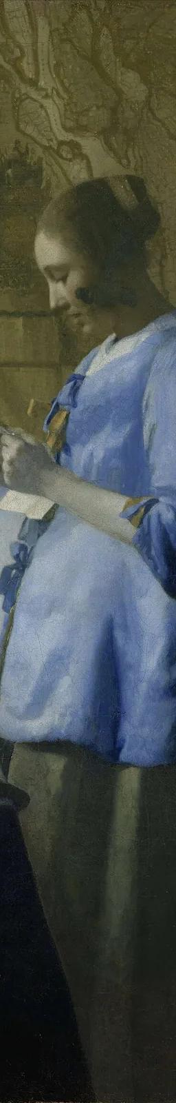 Johannes Vermeer, Woman in Blue Reading a Letter (c. 1663)