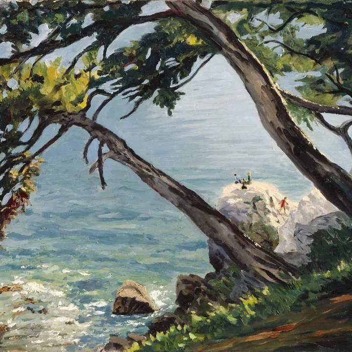 Cap d'Ail, Alpes-Maritimes (1952), a painting by Sir Winston Churchill
