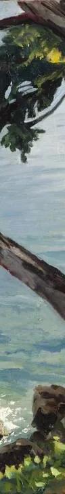 Cap d'Ail, Alpes-Maritimes (1952), a painting by Sir Winston Churchill