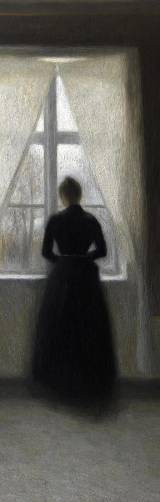 Vilhelm Hammershøi, Bedroom, 1890