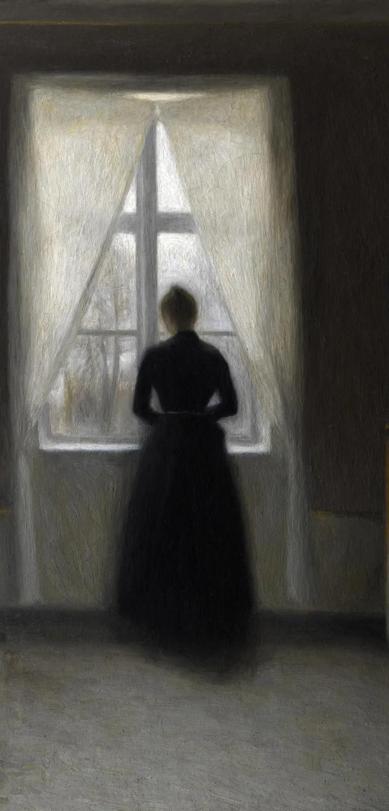 Vilhelm Hammershøi, Bedroom, 1890
